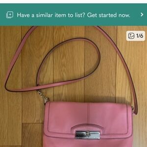 Coach Pink Crossbody Bag